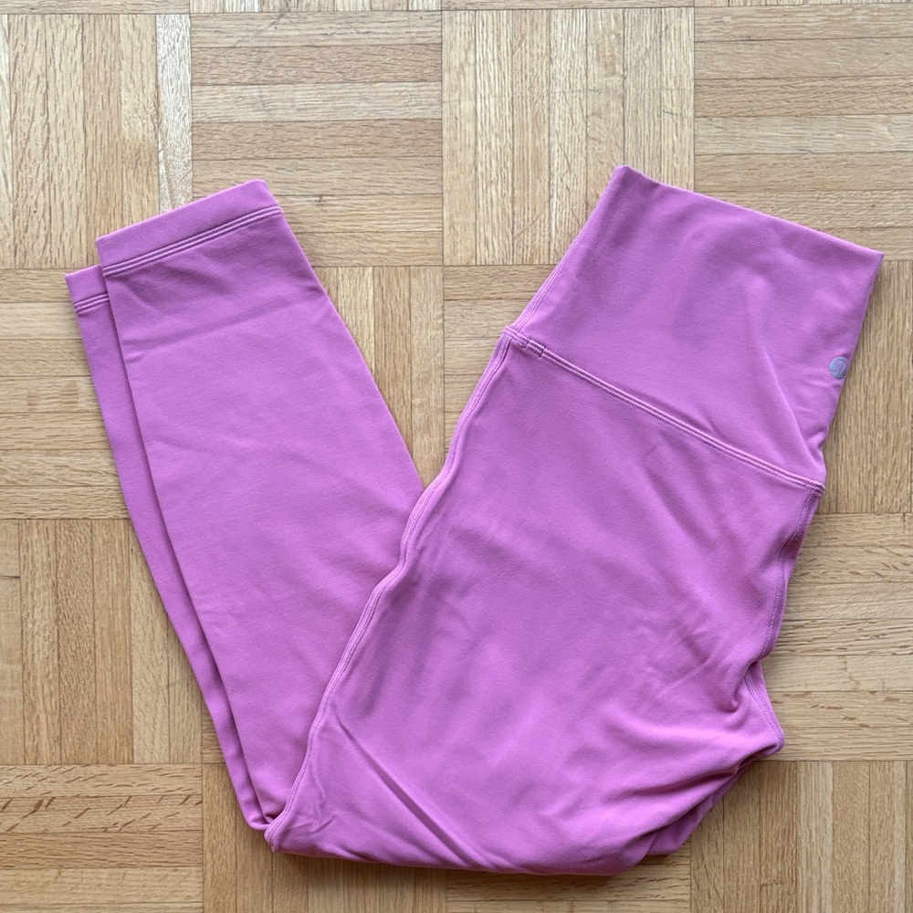 Lululemon Pink double lined Leggings
